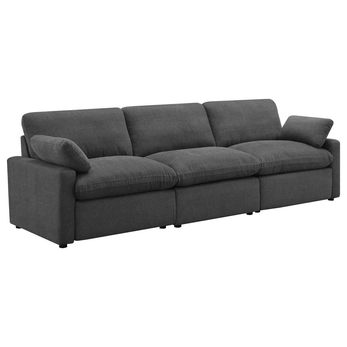 Collins Modular Power Sofa in Dark Grey