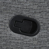 Bahrain Upholstered LAF Recliner in Charcoal
