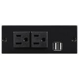 Bahrain 6-Piece Power Reclining Sectional Charcoal