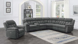 Bahrain 6-Piece Power Reclining Sectional Charcoal