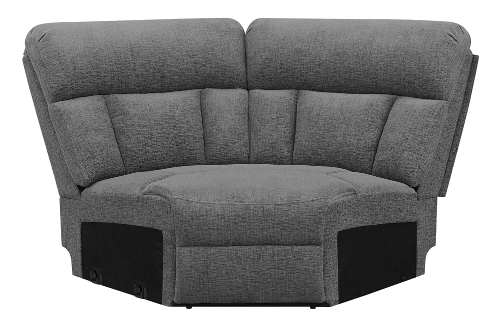 Bahrain Upholstered Wedge in Charcoal
