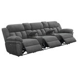 Bahrain 5-Piece Power Home Theater Seating Charcoal