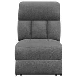 Bahrain 5-Piece Power Home Theater Seating Charcoal