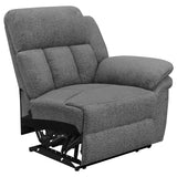Bahrain 5-Piece Power Home Theater Seating Charcoal