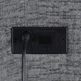 Bahrain 5-Piece Power Home Theater Seating Charcoal