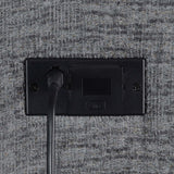 Bahrain Upholstered Power Sofa in Charcoal