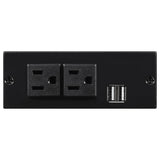 Bahrain 5-Piece Upholstered Home Theater Seating Charcoal