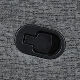Bahrain Upholstered Glider Recliner - Charcoal