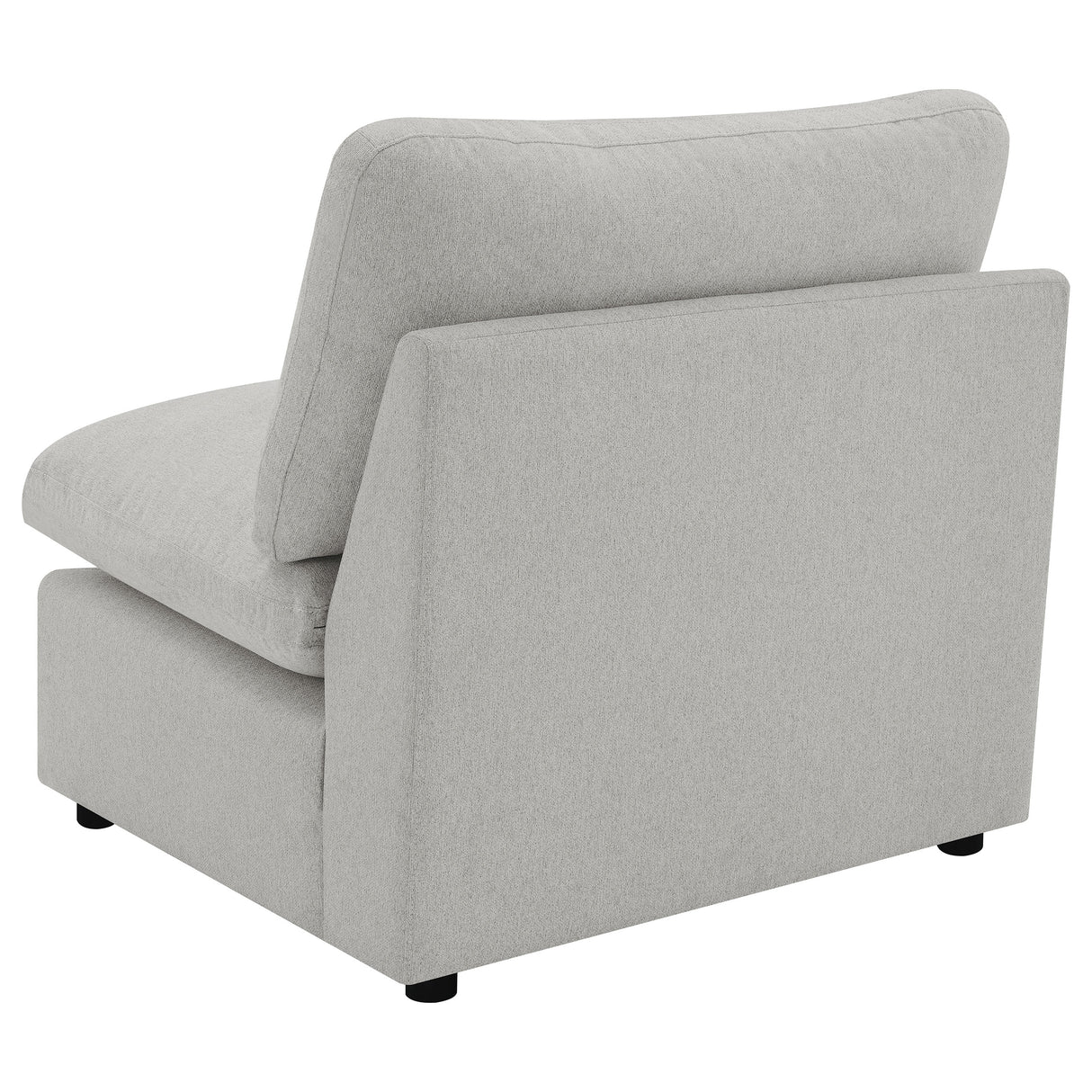 Collins Modular Armless Chair - Grey