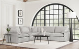 Collins Modular Armless Chair - Grey