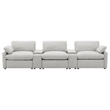 Collins 5-Piece Power Reclining Home Theater Seating Grey