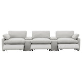 Collins 5-Piece Power Reclining Home Theater Seating Grey