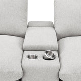 Collins 5-Piece Power Reclining Home Theater Seating Grey