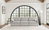 Collins Modular Power Sofa in Grey