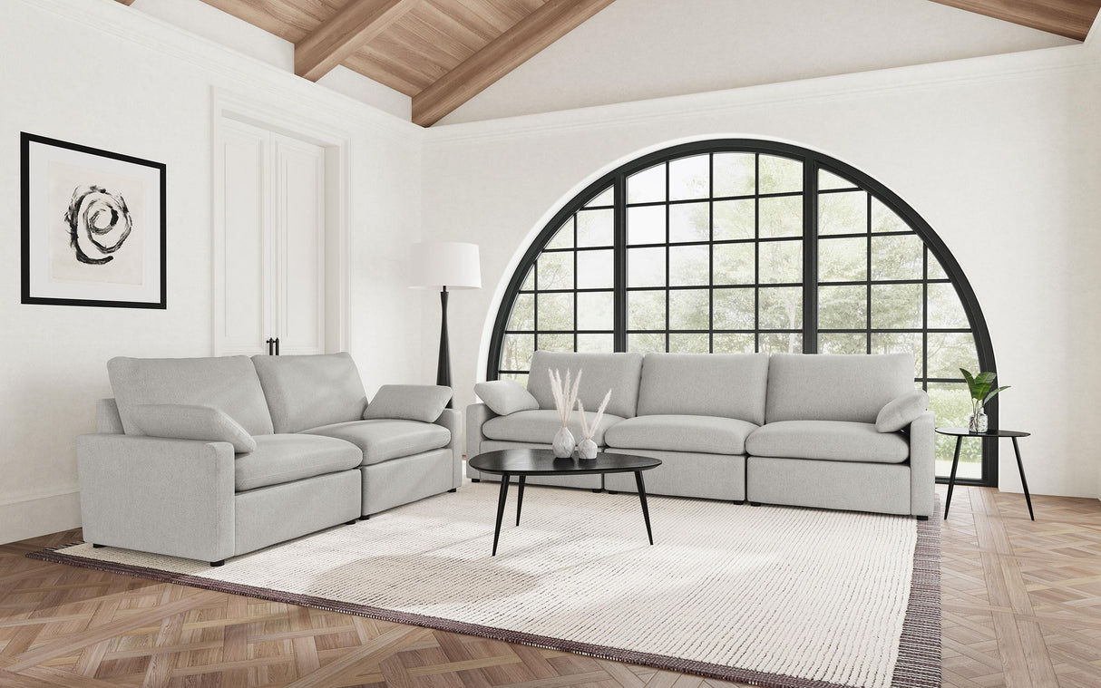 Collins Modular Power Sofa in Grey