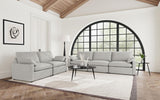 Collins Modular Power Sofa in Grey