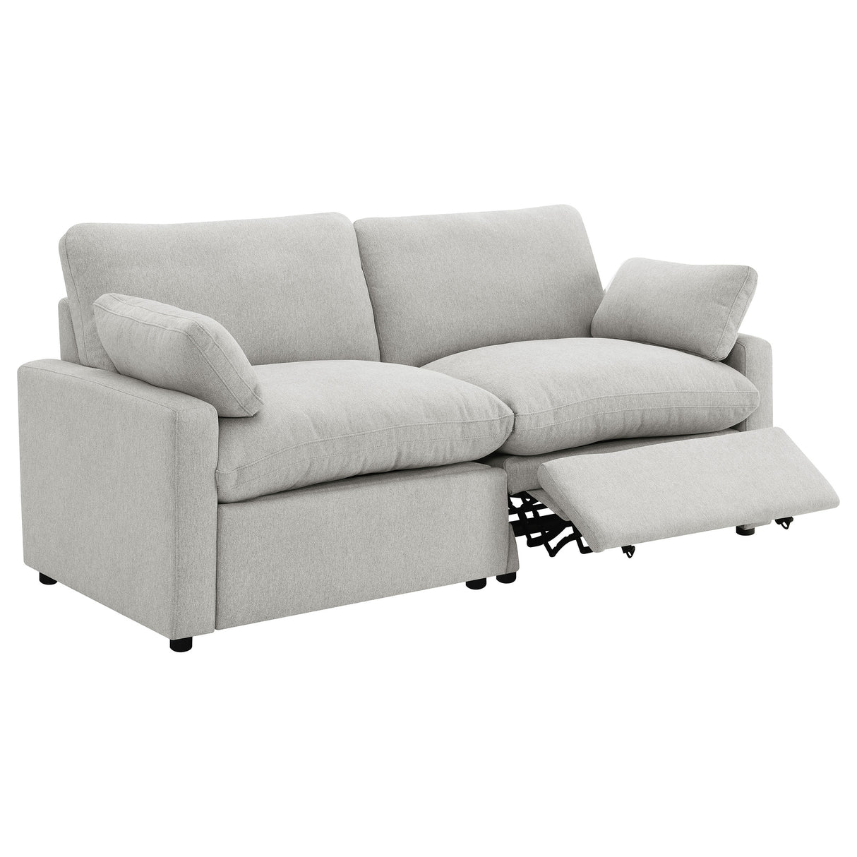 Collins Modular Power Loveseat in Grey