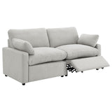 Collins Modular Power Loveseat in Grey