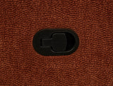Navarro Chenille Upholstered Reclining Sofa, Burnt Orange