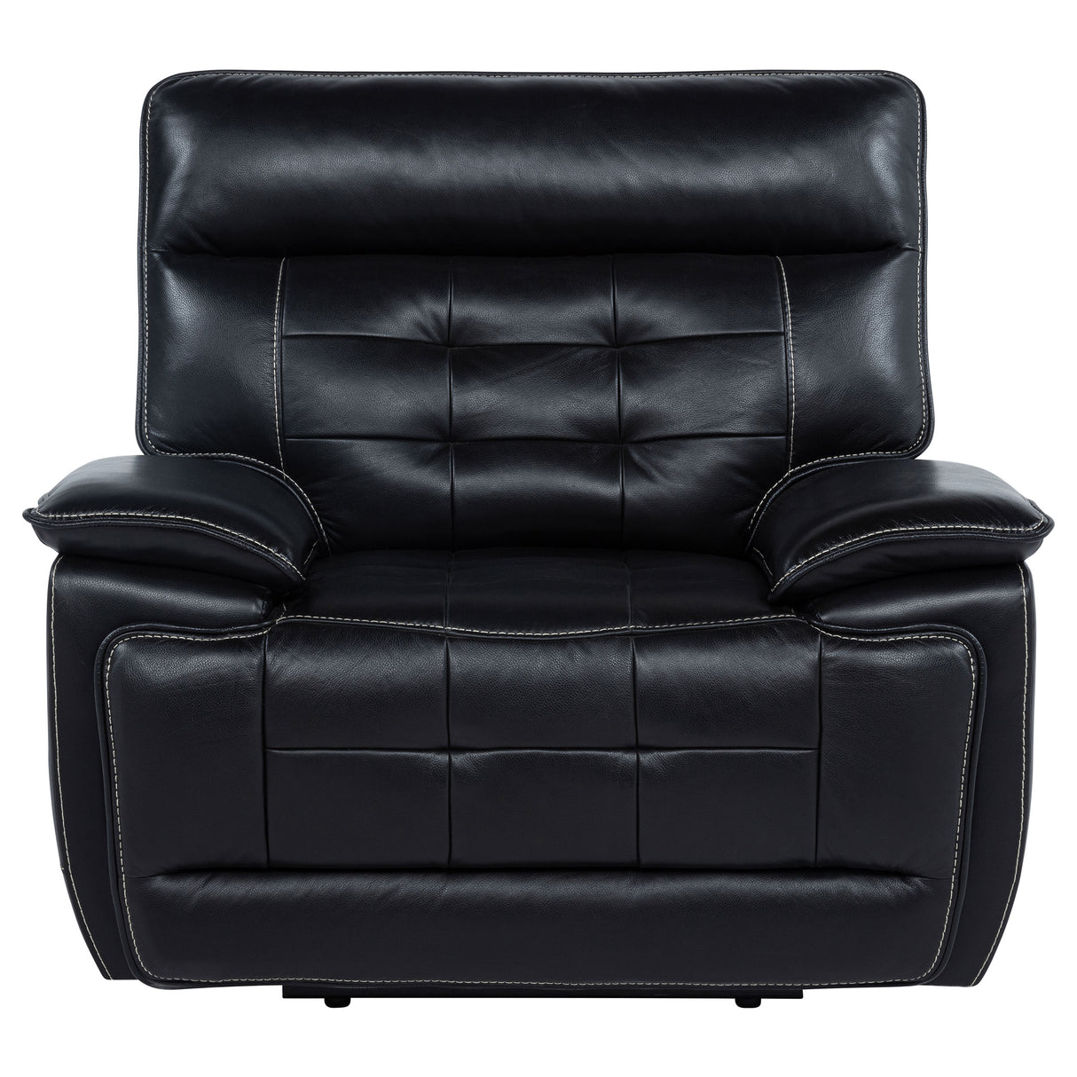 Hewitt Leather Upholstered Dual Power Recliner Chair
