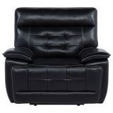 Hewitt Leather Upholstered Dual Power Recliner Chair