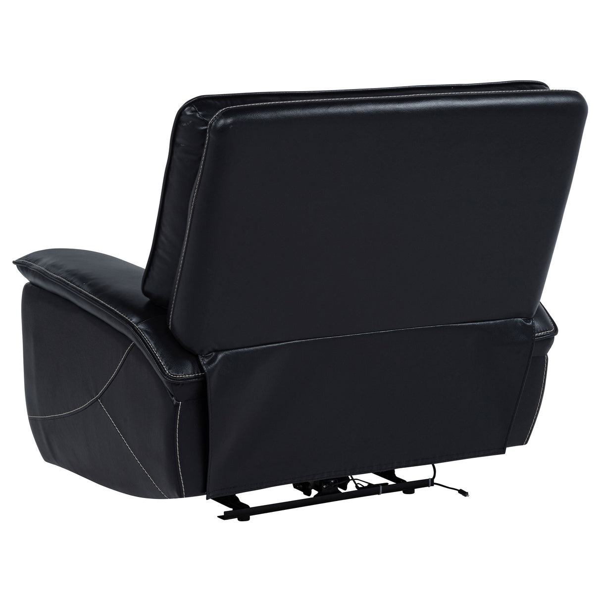 Hewitt Leather Upholstered Dual Power Recliner Chair
