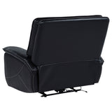 Hewitt Leather Upholstered Dual Power Recliner Chair