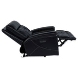 Hewitt Leather Upholstered Dual Power Recliner Chair