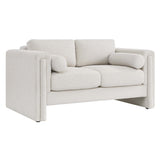 61 - Inch Visible Boucle Fabric Upholstered Loveseat - Loveseats available at Alpine Outlets in Denver