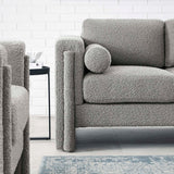 61 - Inch Visible Boucle Fabric Upholstered Loveseat - Loveseats available at Alpine Outlets in Denver