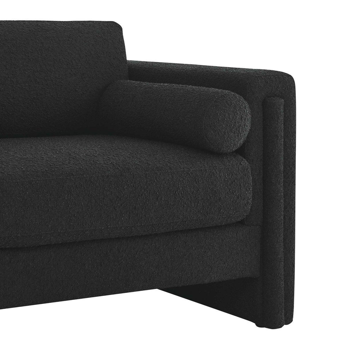 61 - Inch Visible Boucle Fabric Upholstered Loveseat - Loveseats available at Alpine Outlets in Denver
