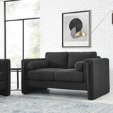 61 - Inch Visible Boucle Fabric Upholstered Loveseat - Loveseats available at Alpine Outlets in Denver