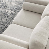 61 - Inch Visible Heathered Fabric Loveseat - Loveseats available at Alpine Outlets in Denver
