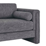 61 - Inch Visible Heathered Fabric Loveseat - Loveseats available at Alpine Outlets in Denver