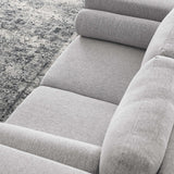 61 - Inch Visible Heathered Fabric Loveseat - Loveseats available at Alpine Outlets in Denver