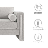 61 - Inch Visible Heathered Fabric Loveseat - Loveseats available at Alpine Outlets in Denver