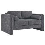 61 - Inch Visible Heathered Fabric Loveseat - Loveseats available at Alpine Outlets in Denver