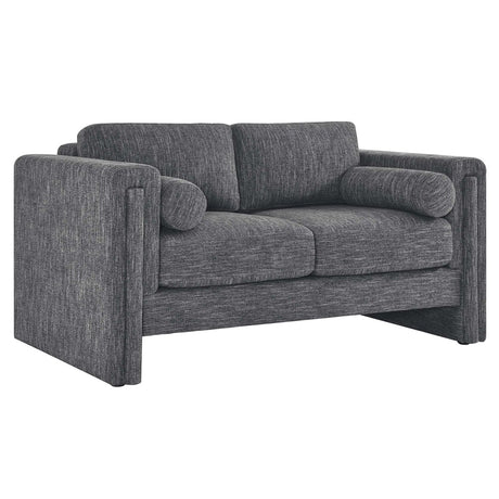 61 - Inch Visible Heathered Fabric Loveseat - Loveseats available at Alpine Outlets in Denver