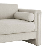 61 - Inch Visible Heathered Fabric Loveseat - Loveseats available at Alpine Outlets in Denver