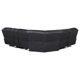 Sycamore Upholstered Power Reclining Sectional - Dark Grey