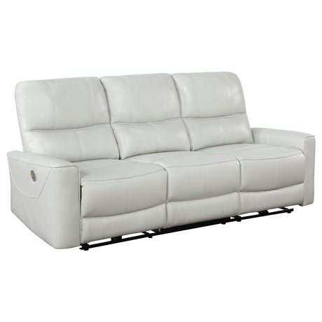 Greenfield 2-Piece Power Reclining Sofa Set Dove Grey