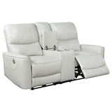 Greenfield 2-Piece Power Reclining Sofa Set Dove Grey