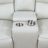 Greenfield 2-Piece Power Reclining Sofa Set Dove Grey