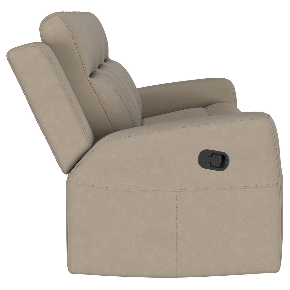 Brentwood 2-Piece Upholstered Reclining Sofa Set, Taupe