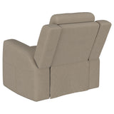 Brentwood Upholstered Rocker Recliner - Taupe