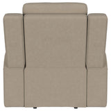 Brentwood Upholstered Rocker Recliner - Taupe