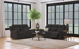 Brentwood 2-Piece Reclining Sofa Set Charcoal