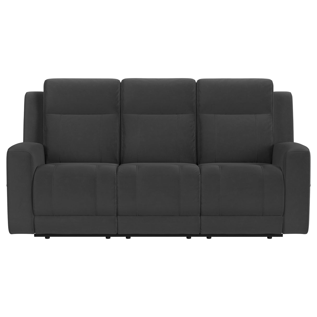 Brentwood 2-Piece Reclining Sofa Set Charcoal