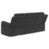 Brentwood 2-Piece Reclining Sofa Set Charcoal