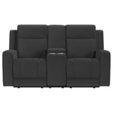 Brentwood 2-Piece Reclining Sofa Set Charcoal